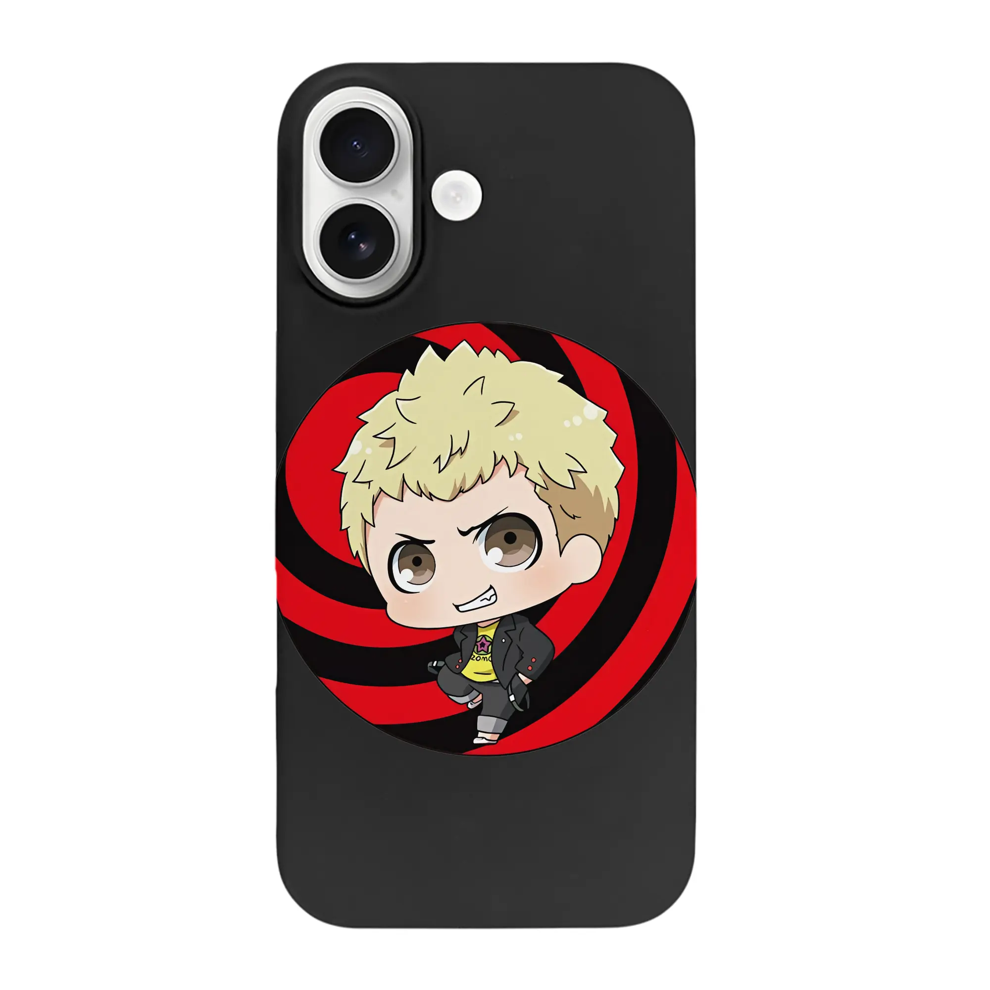 ペルソナ グッズ,坂本竜司 - iPhone 17 シリーズ シリコンケース 薄型 耐衝撃 指紋防止 ソフトタッチカバー 精密フィット 傷防止 保護ケース iPhone 17/17 Air/17 Pro/17 Pro Max 対応